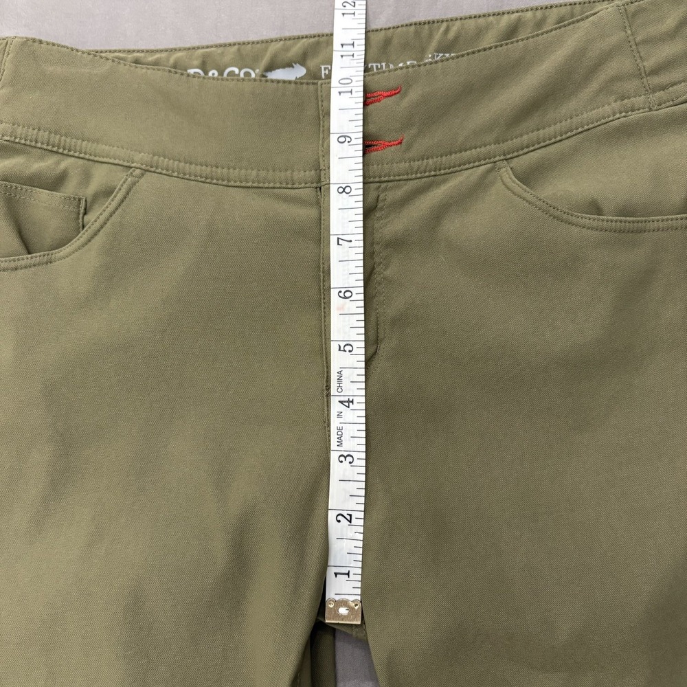 Toad&Co Womens Debug Flextime Skinny Pant Green Insect Shield Size 6 Hiking - Picture 8 of 13
